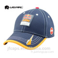 chapeaux de golf brodés appliques bleu foncé